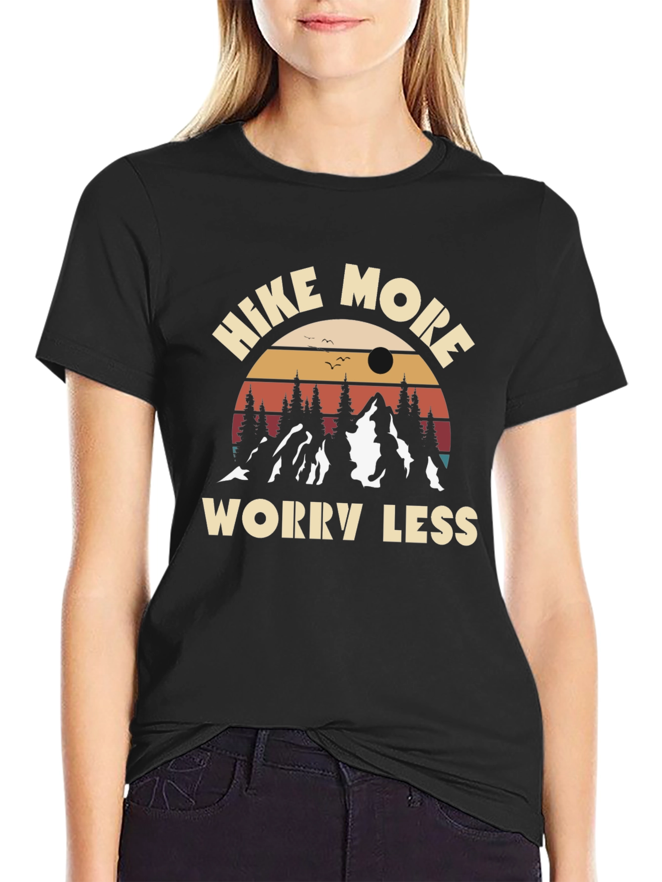 Hike More Worry Less Graphic Tee