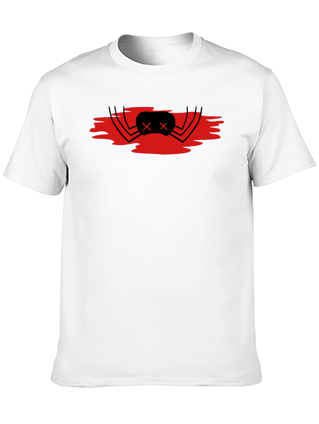 Red Spider Graphic Black T-Shirt