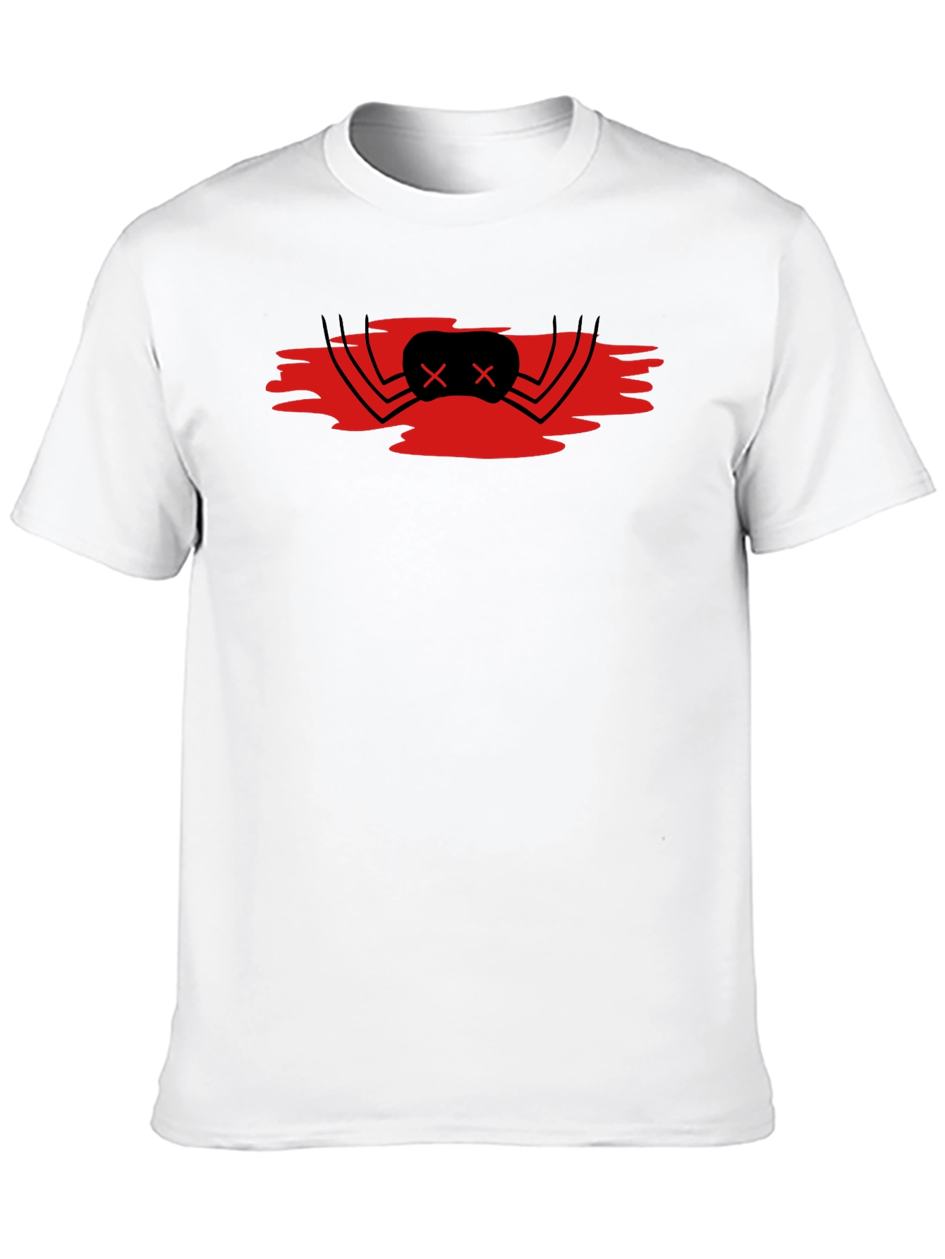 Red Spider Graphic Black T-Shirt