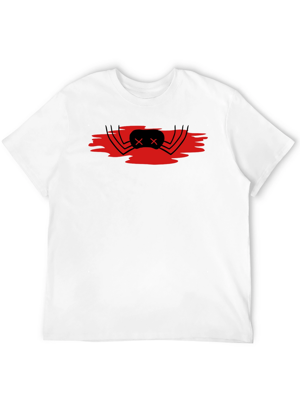Red Spider Graphic Black T-Shirt