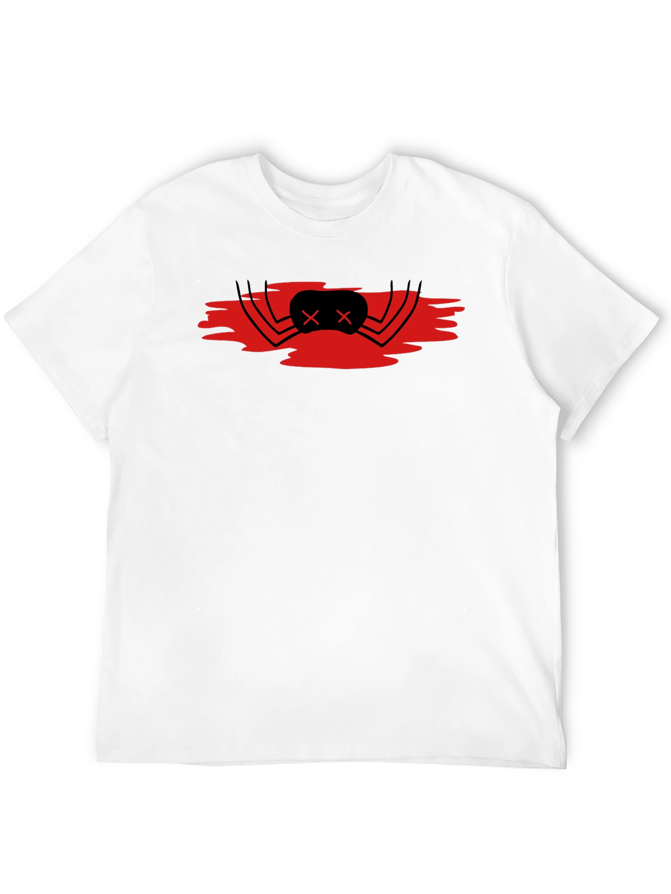 Red Spider Graphic Black T-Shirt