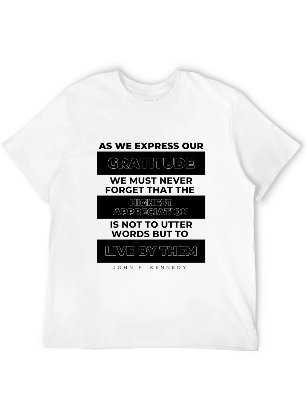 Gratitude Graphic Tee - Live By Them Quote