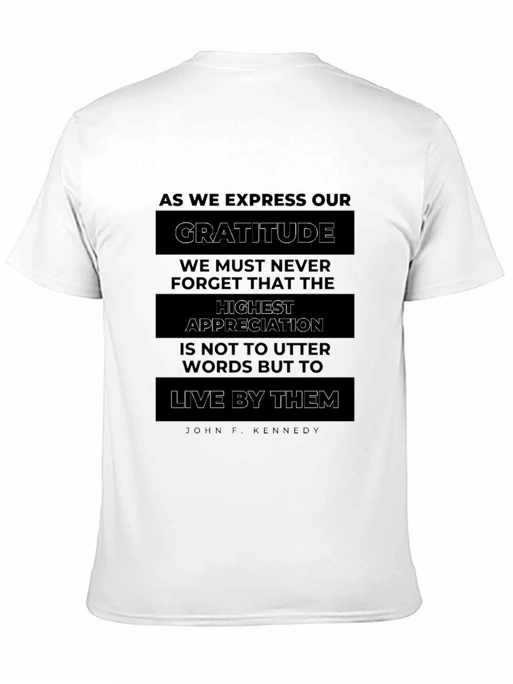 Gratitude Graphic Tee - Live By Them Quote
