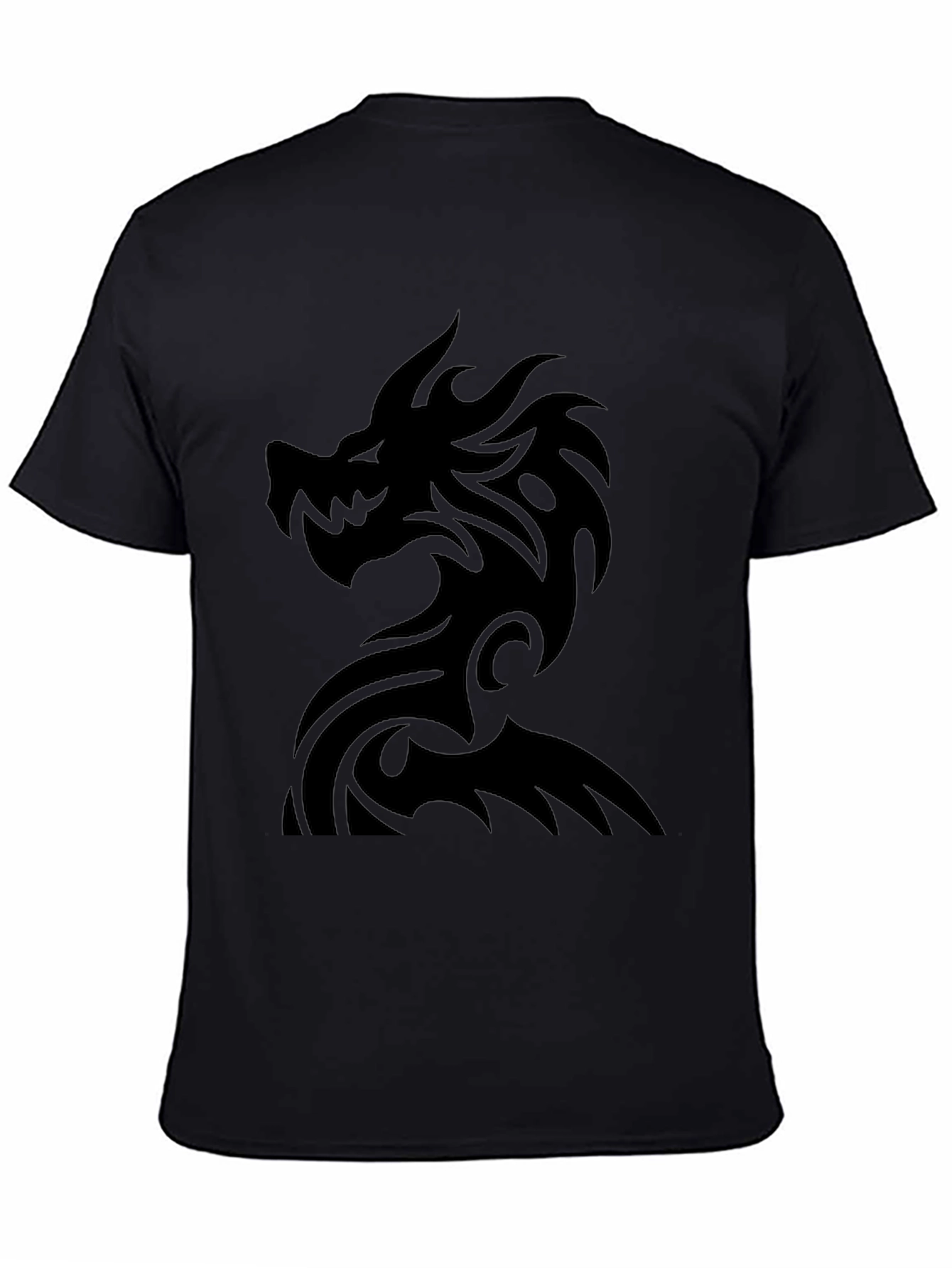 Black Dragon Graphic Tee - Mens Fashion