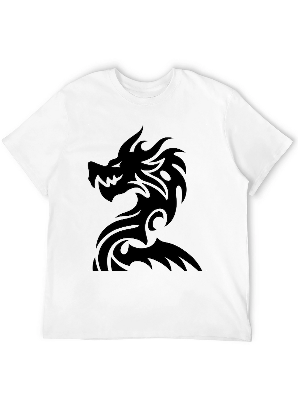 Black Dragon Graphic Tee - Mens Fashion