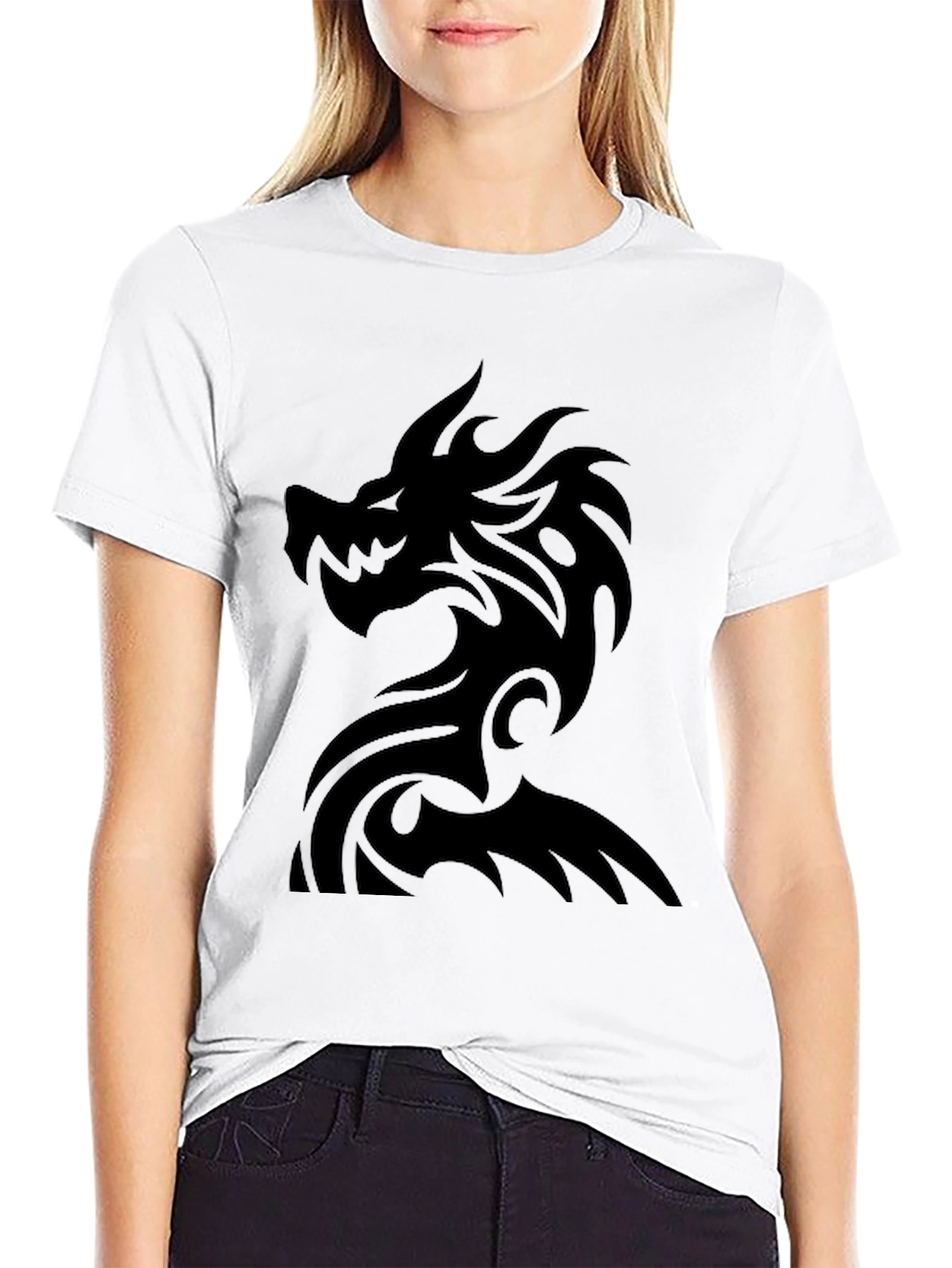 Black Dragon Graphic Tee - Mens Fashion