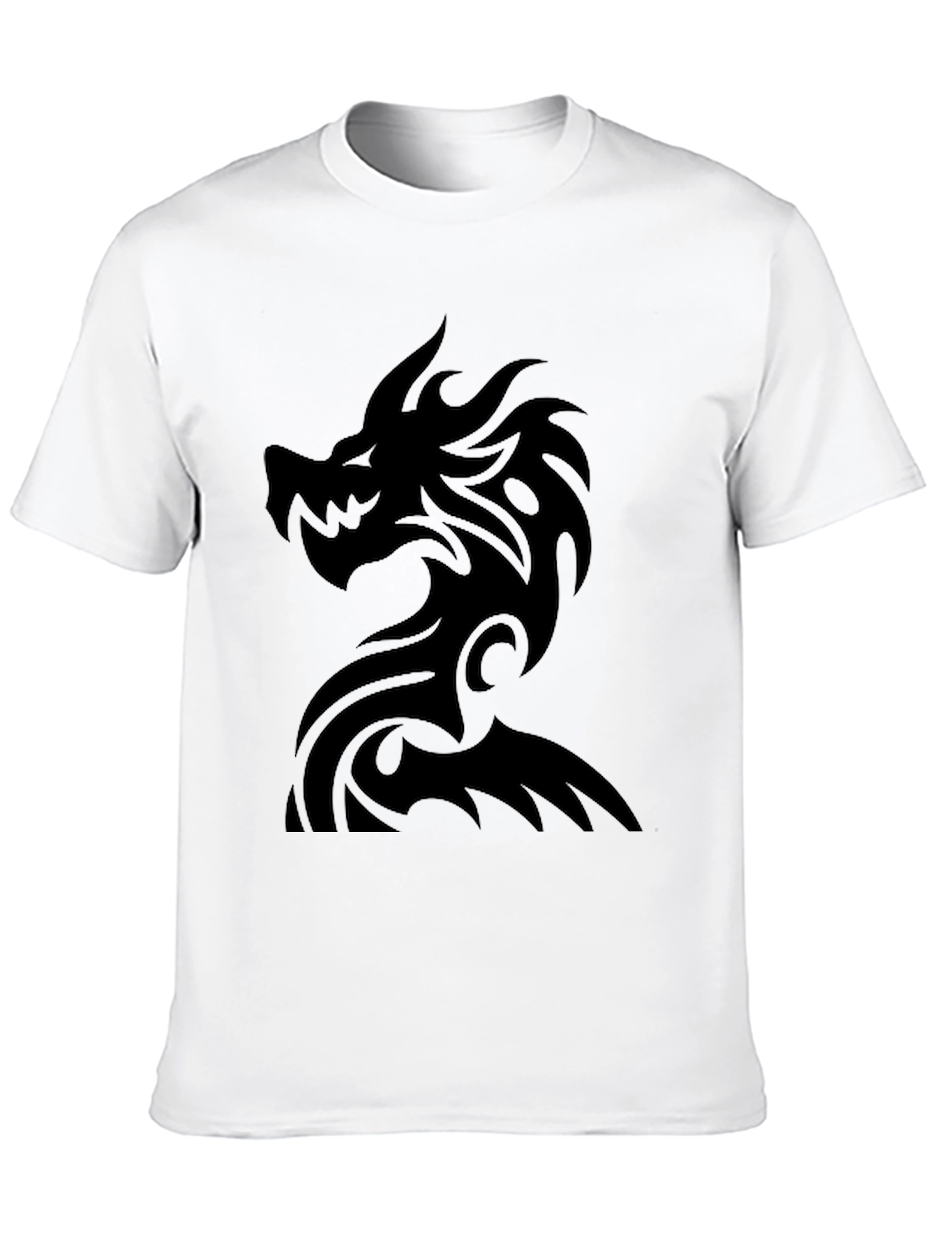 Black Dragon Graphic Tee - Mens Fashion