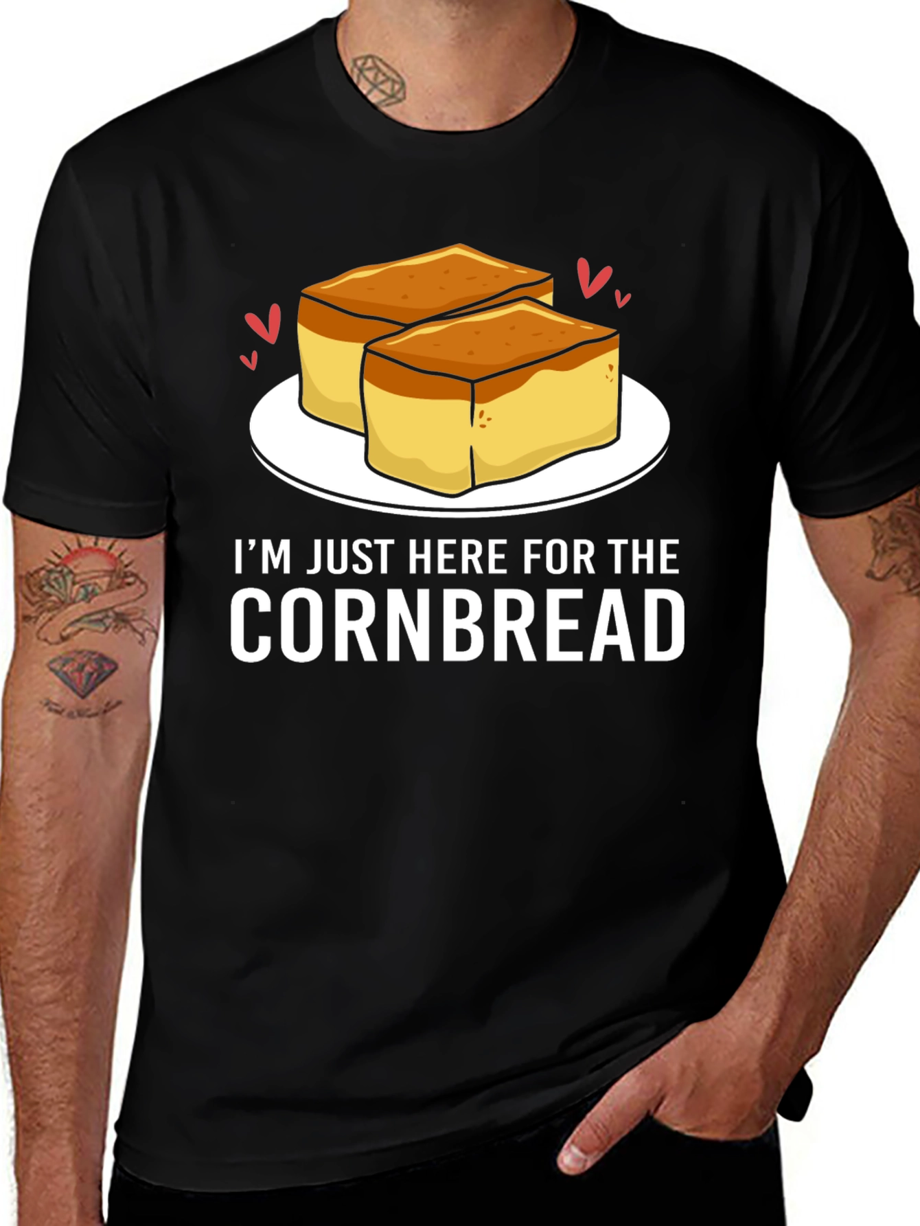 Funny Cornbread Lover T-Shirt - Foodie Gift