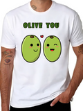 Olive You Funny Pun T-Shirt