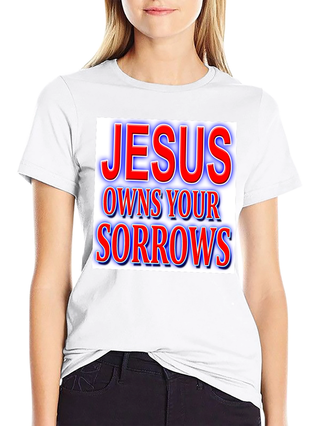 Jesus Owns Your Sorrows T-Shirt Christian Apparel