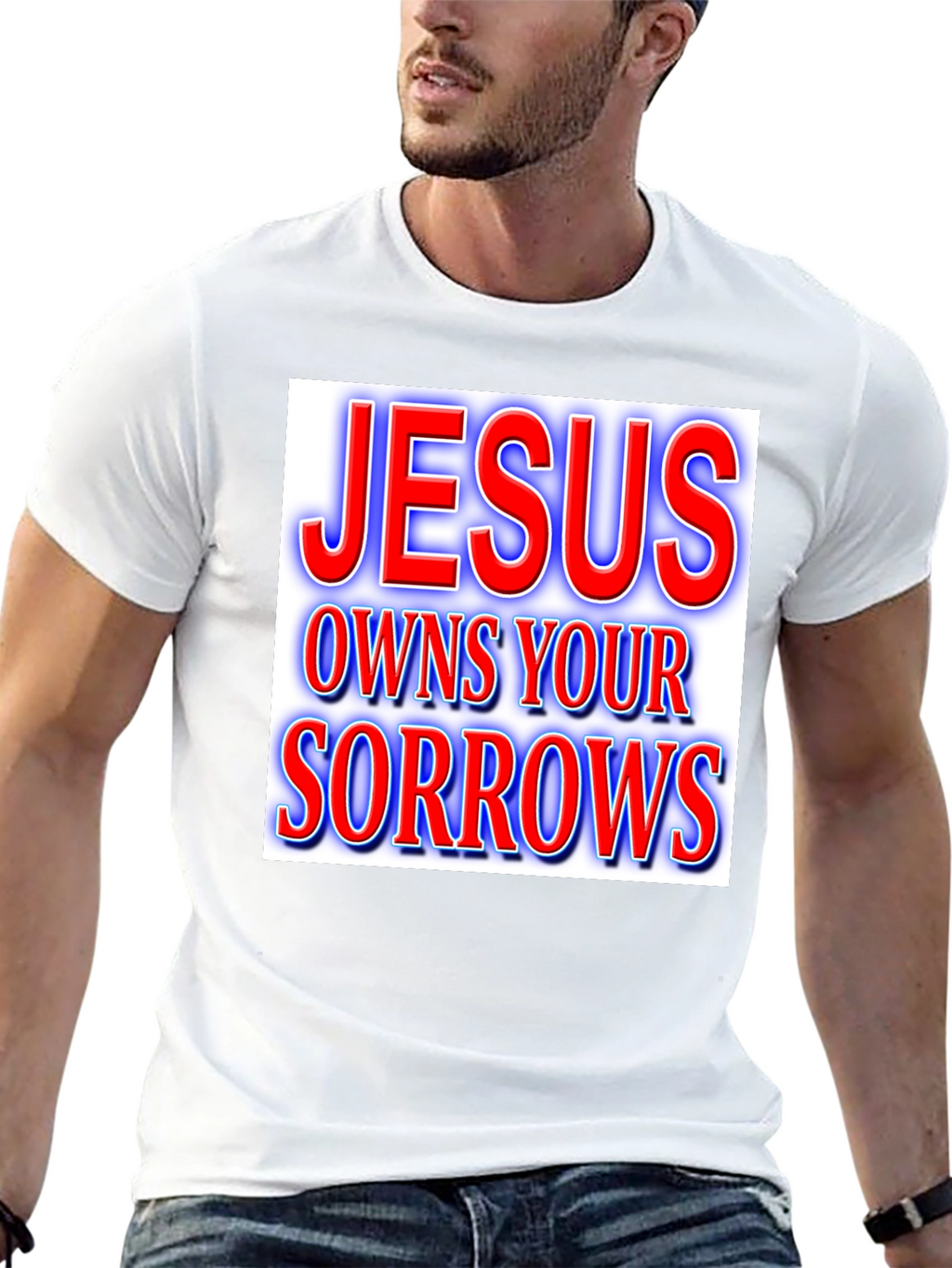 Jesus Owns Your Sorrows T-Shirt Christian Apparel