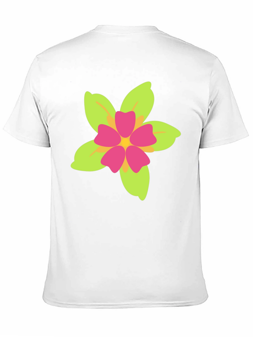 Floral Print Black T-Shirt - Casual Style
