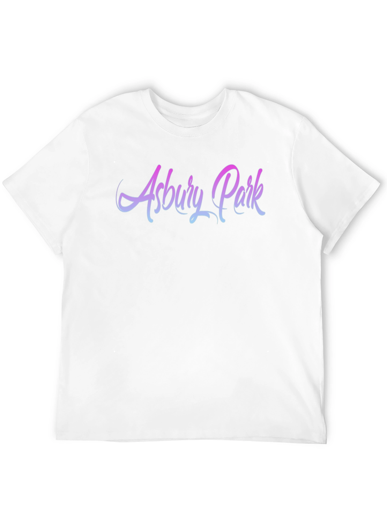 Asbury Park Gradient Text Graphic Tee