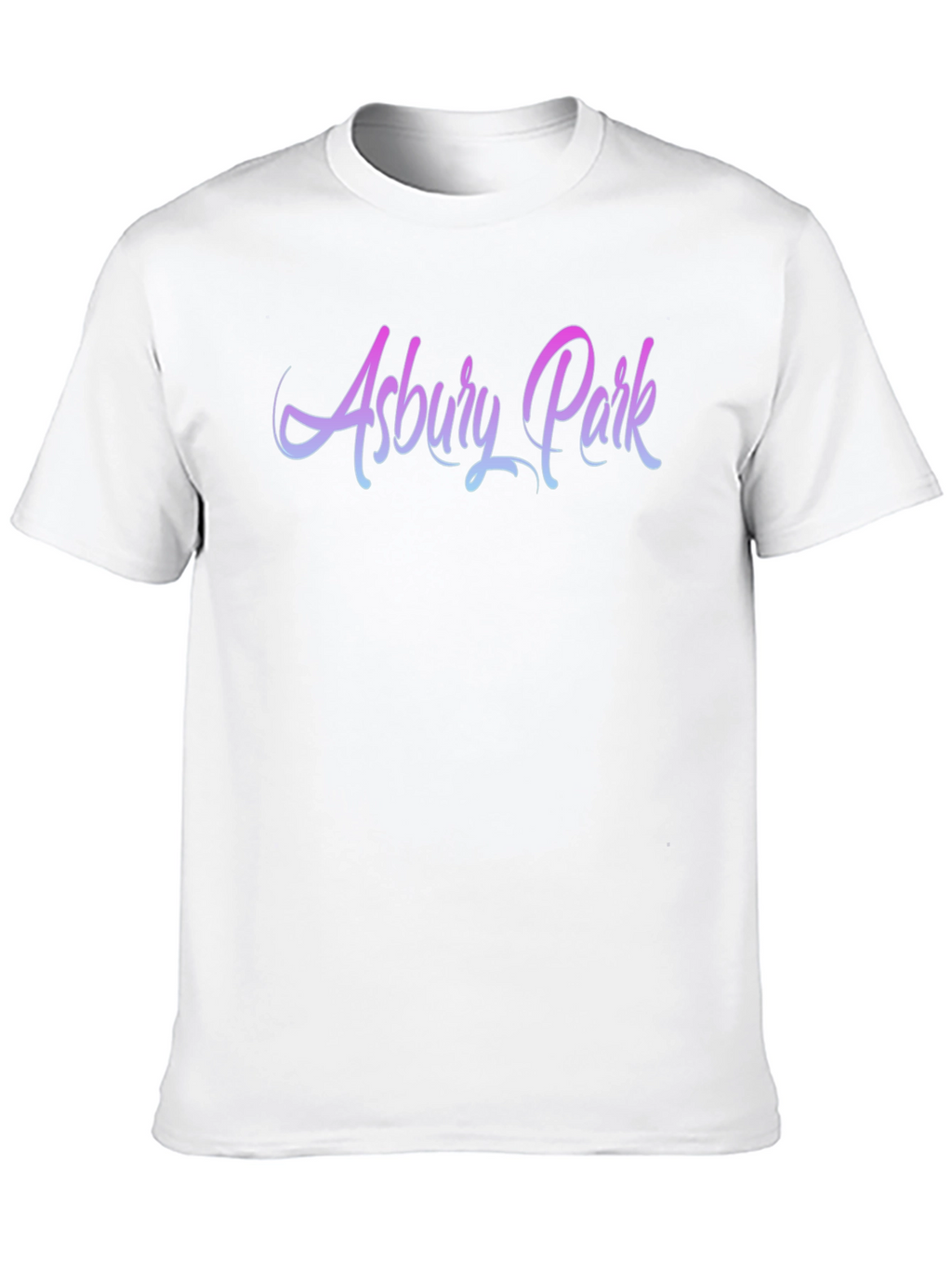 Asbury Park Gradient Text Graphic Tee
