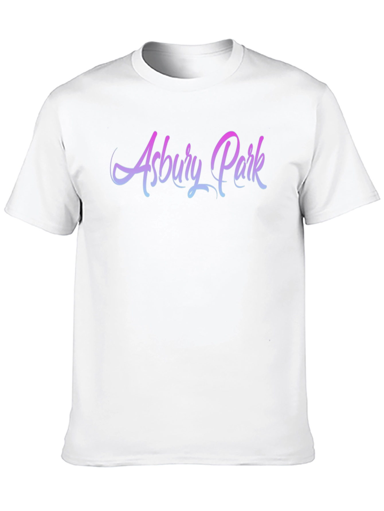 Asbury Park Gradient Text Graphic Tee