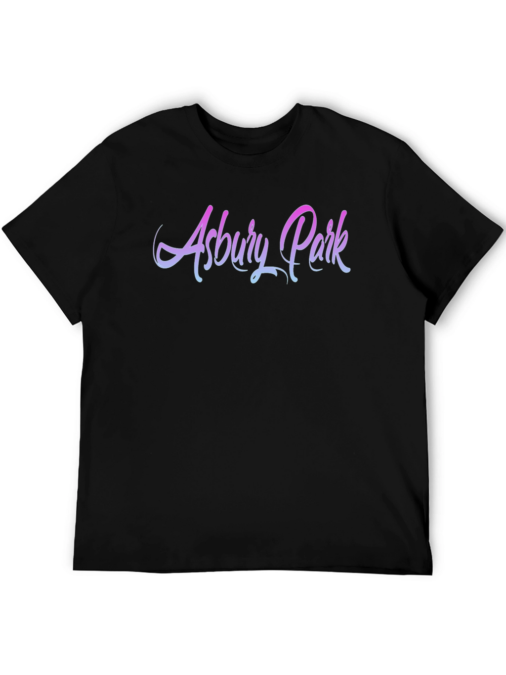 Asbury Park Gradient Text Graphic Tee