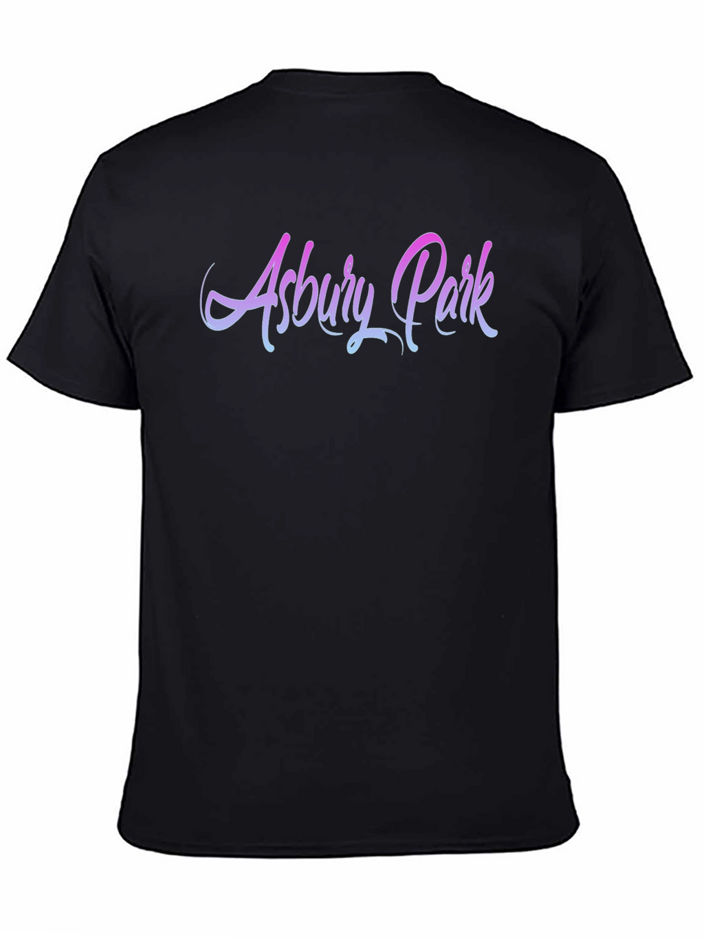 Asbury Park Gradient Text Graphic Tee