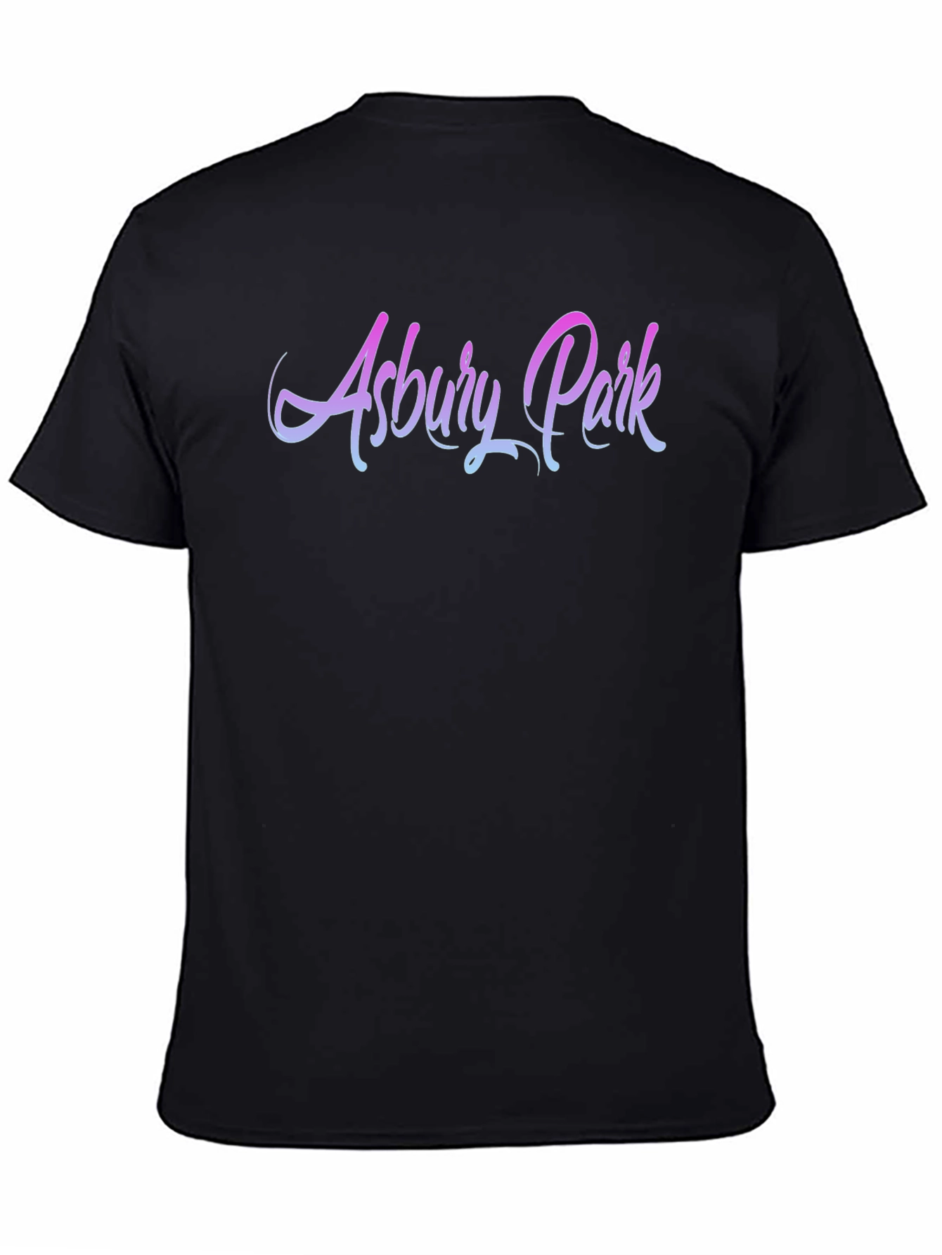 Asbury Park Gradient Text Graphic Tee