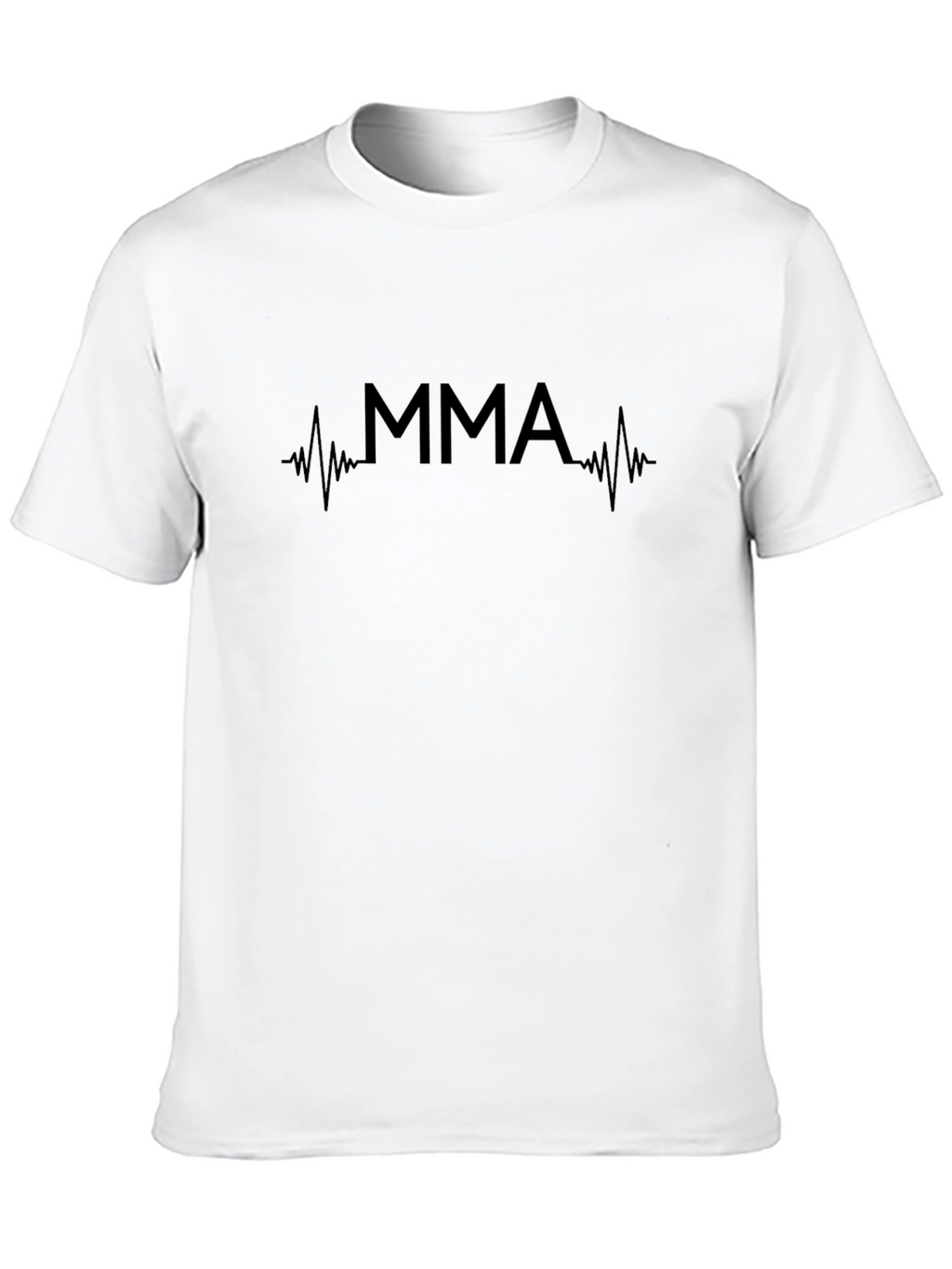 MMA Heartbeat T-Shirt - Black