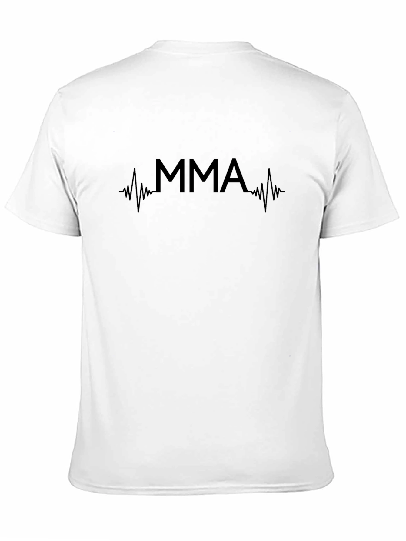 MMA Heartbeat T-Shirt - Black