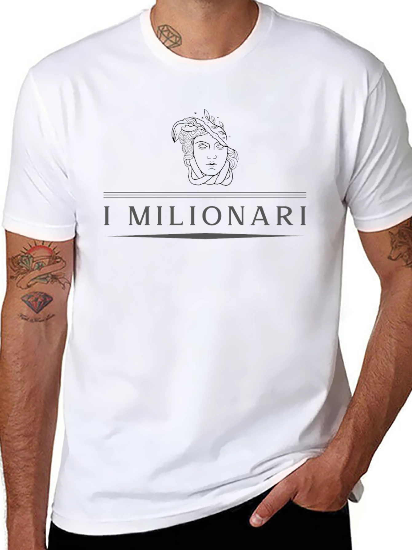 I Milionari Graphic Tee - Mens Black T-Shirt