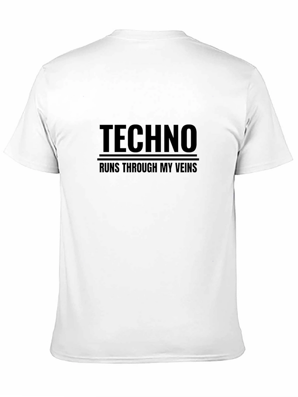 Techno Runs Through My Veins Graphic T-Shirt