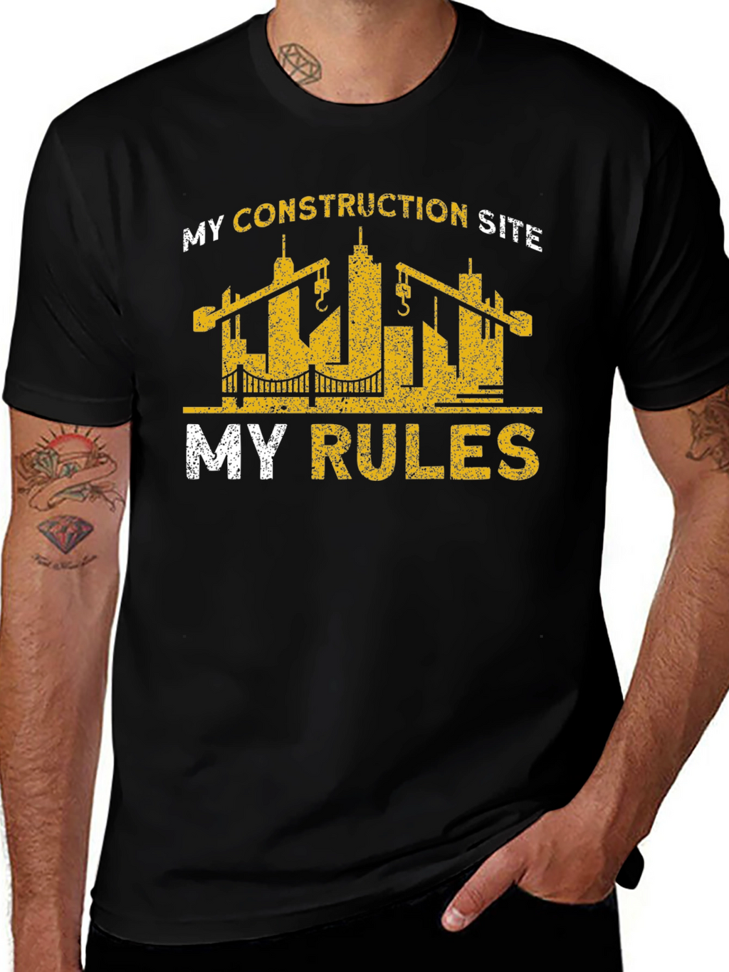 Construction Site My Rules T-Shirt