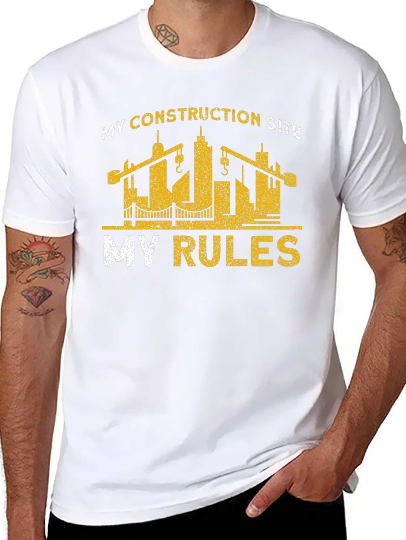 Construction Site My Rules T-Shirt