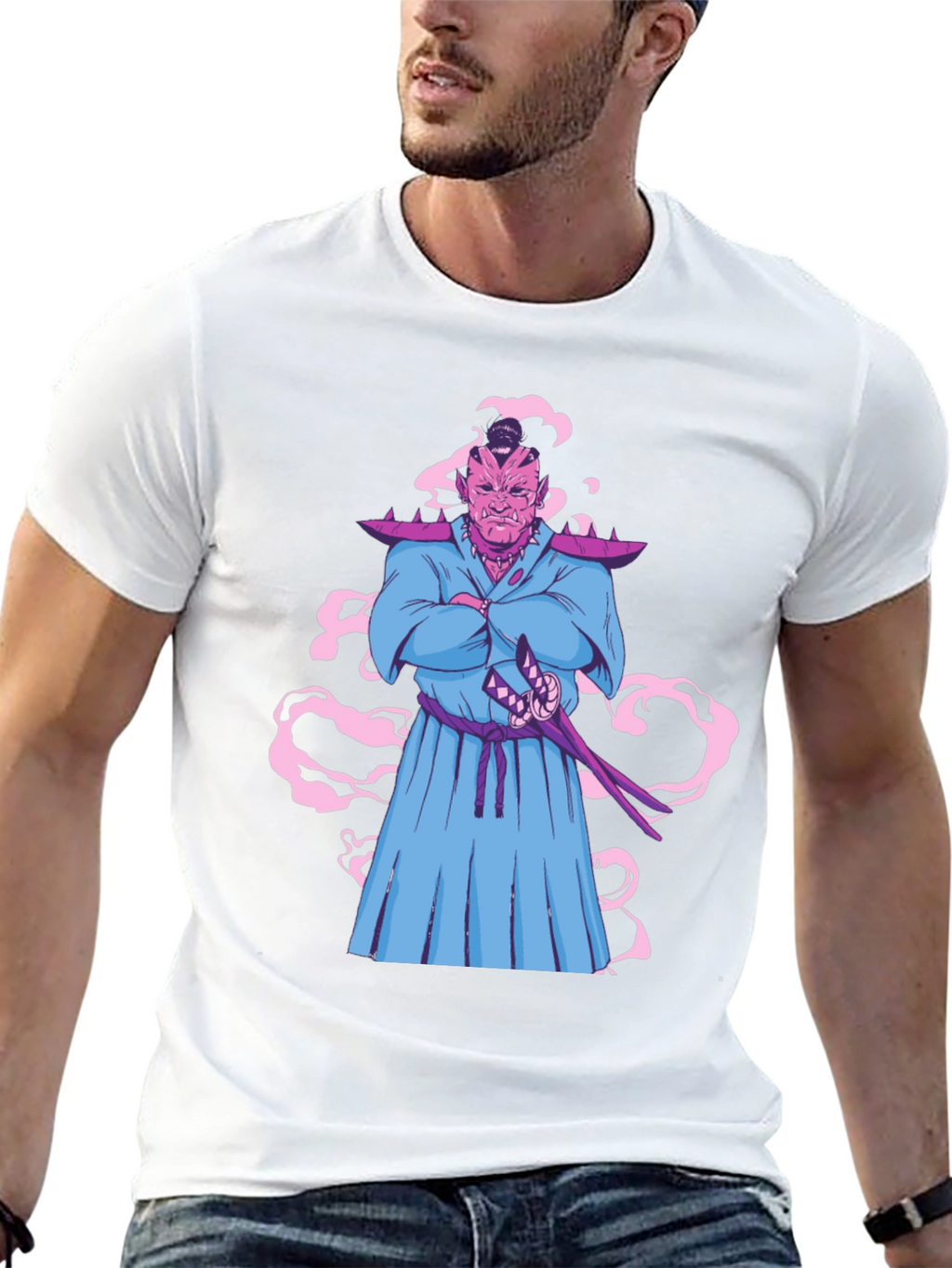 Cool Anime Samurai T-Shirt