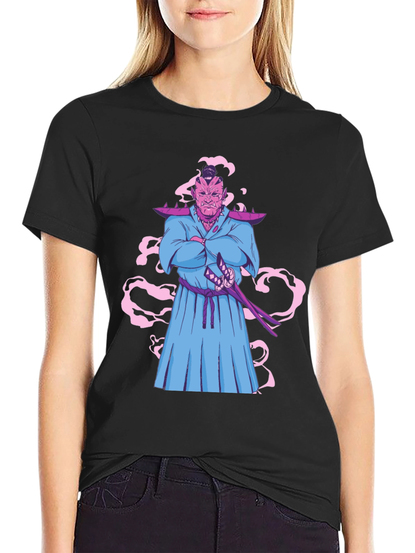 Cool Anime Samurai T-Shirt
