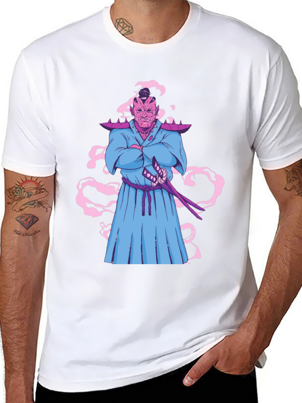 Cool Anime Samurai T-Shirt