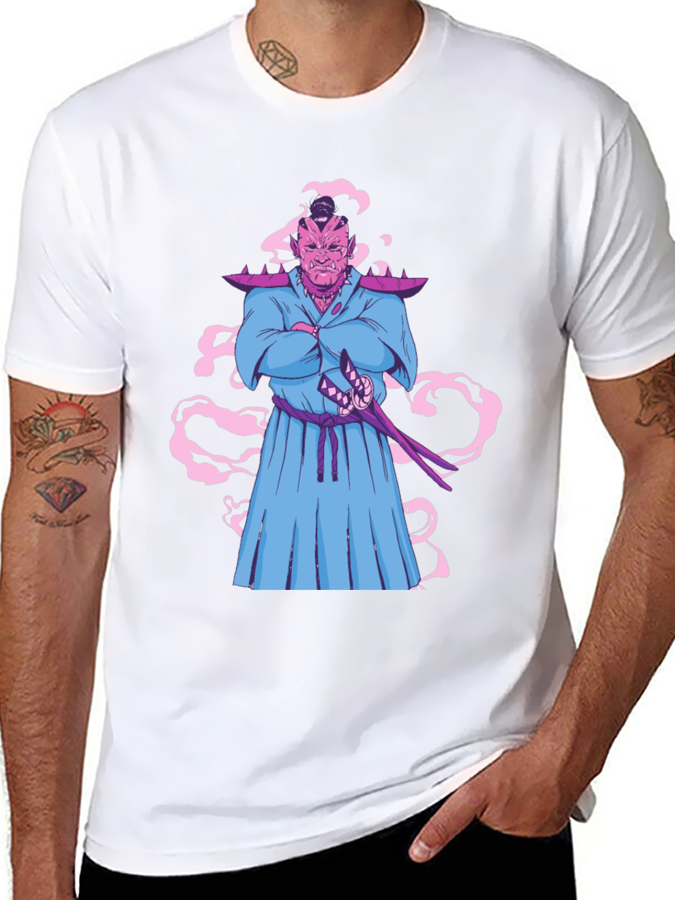 Cool Anime Samurai T-Shirt