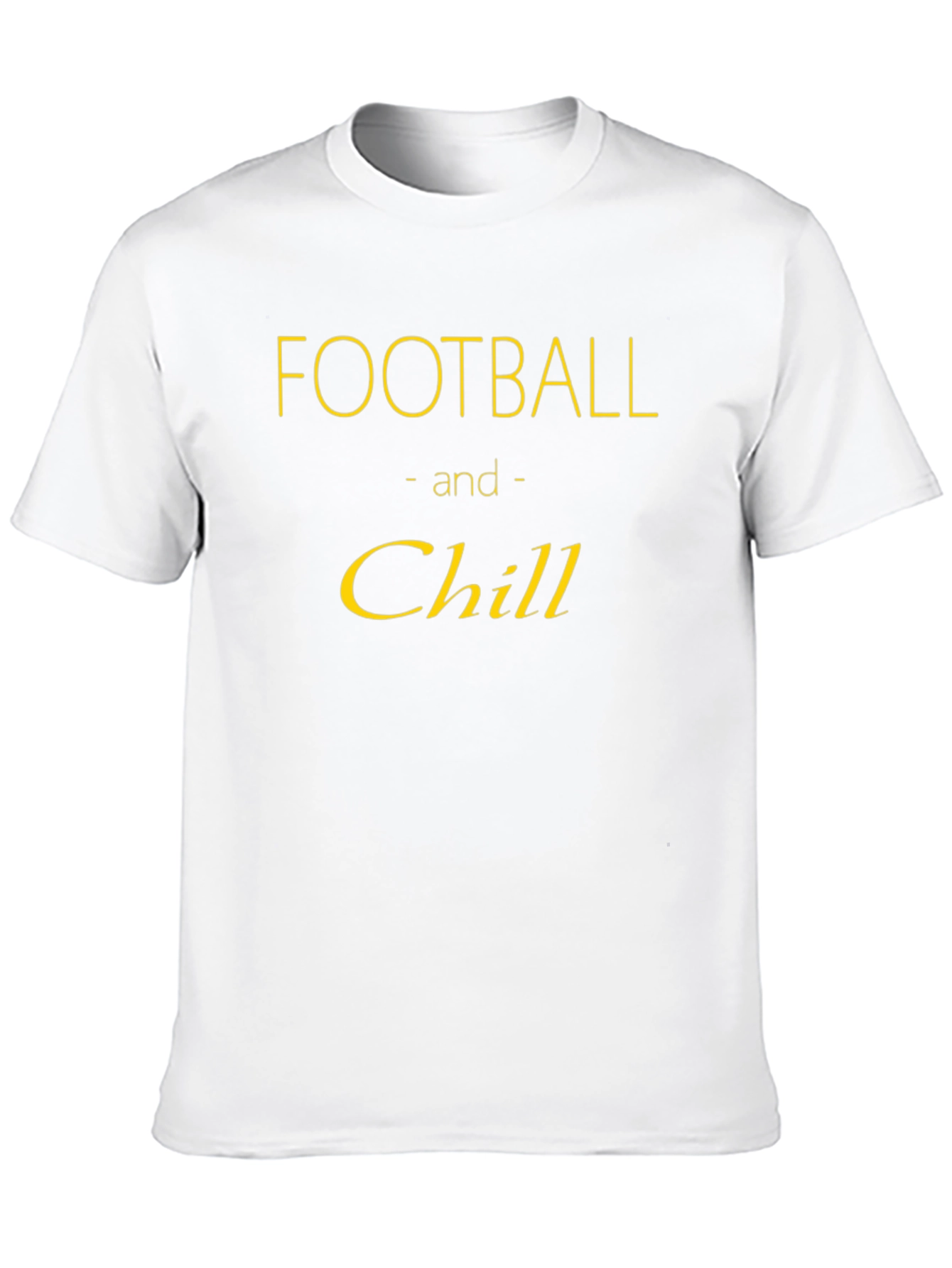 Football and Chill Graphic Tee - Black