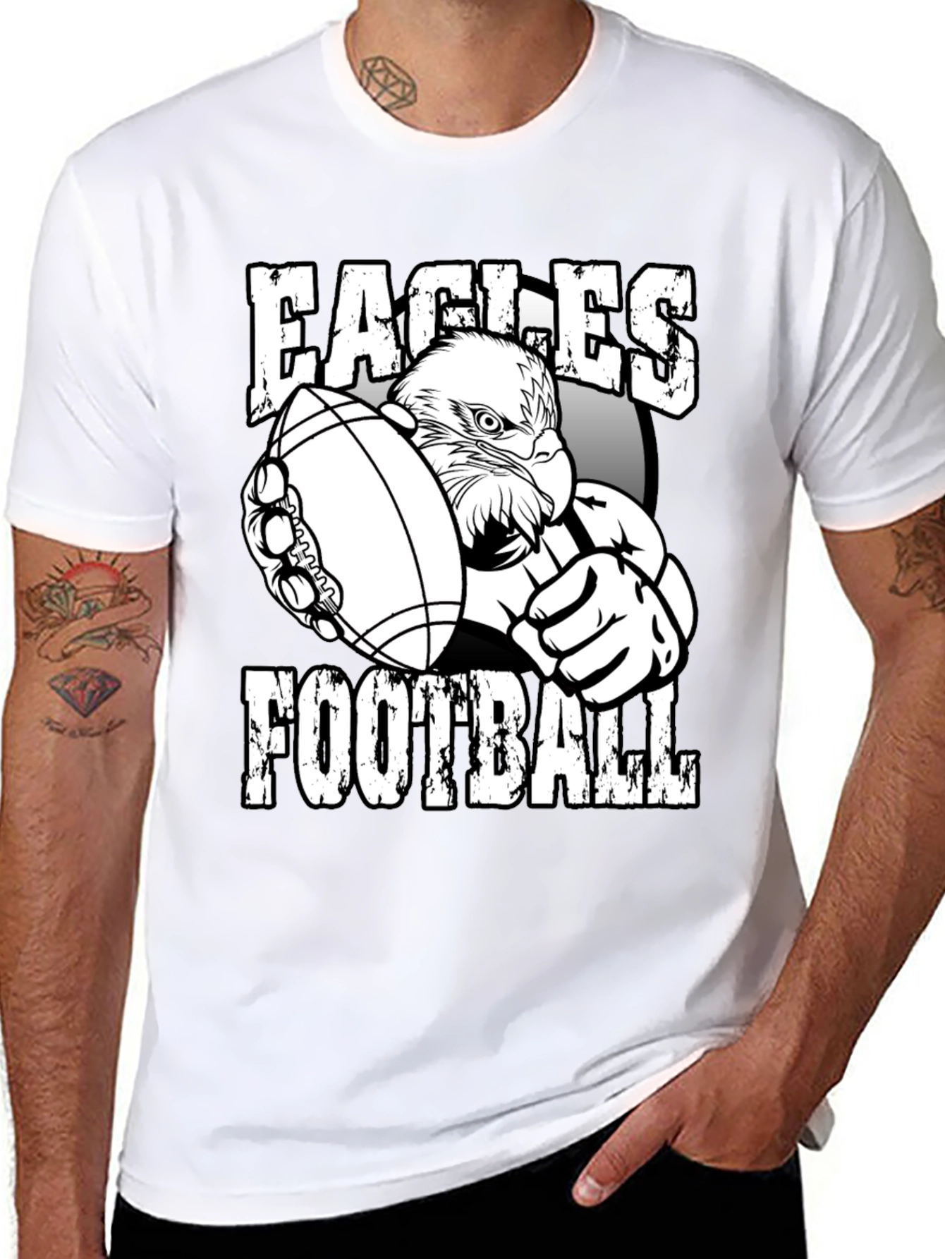 Eagles Football Graphic T-Shirt