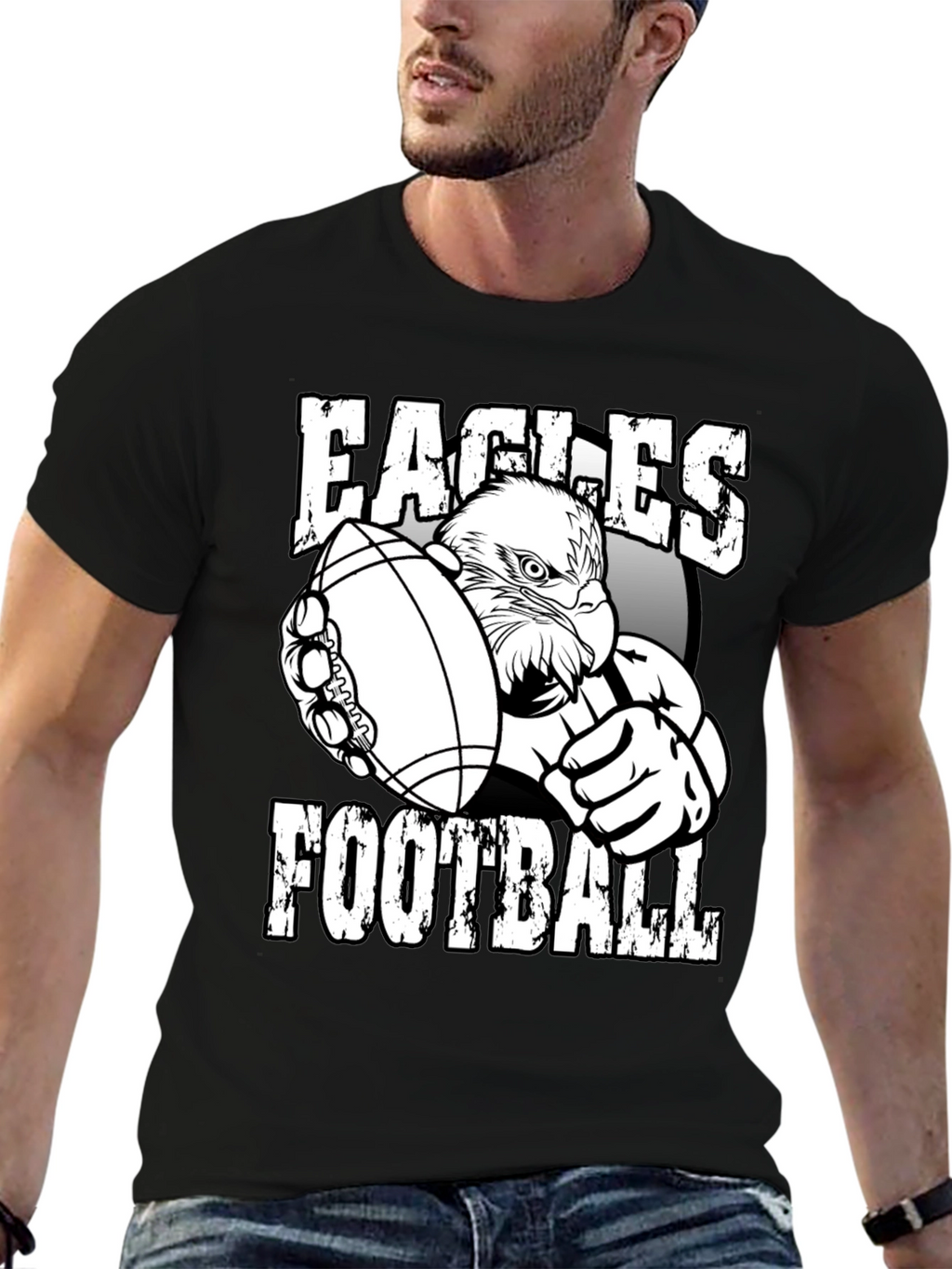 Eagles Football Graphic T-Shirt