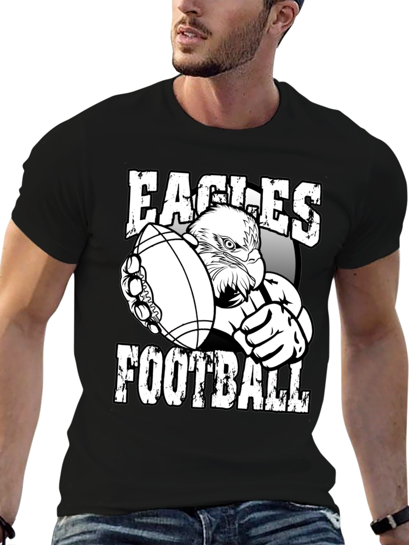 Eagles Football Graphic T-Shirt