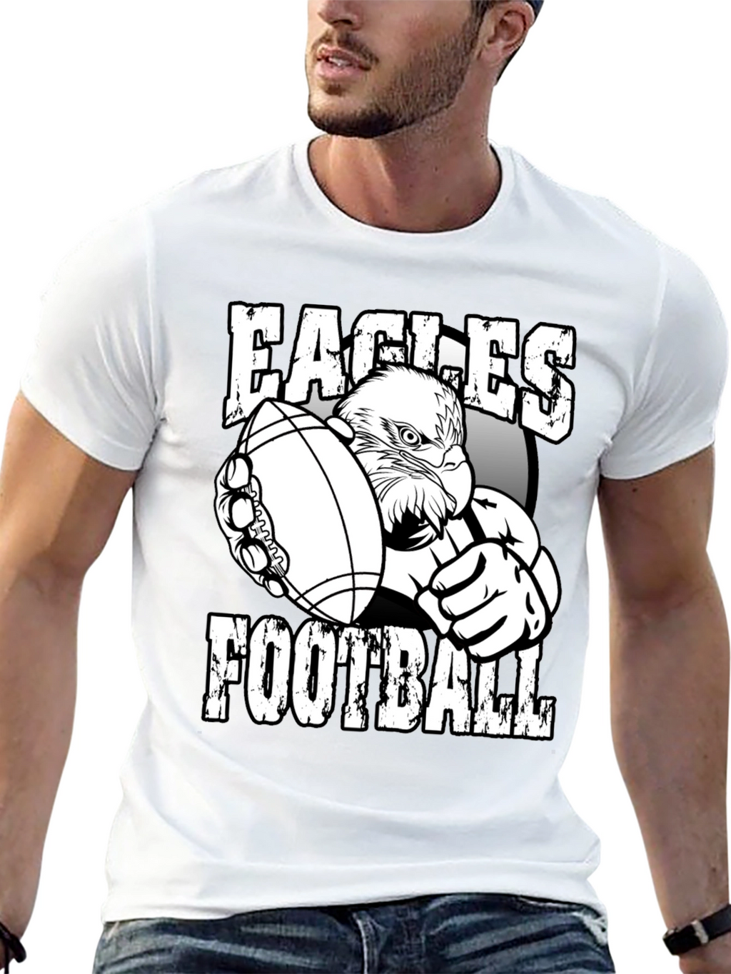 Eagles Football Graphic T-Shirt