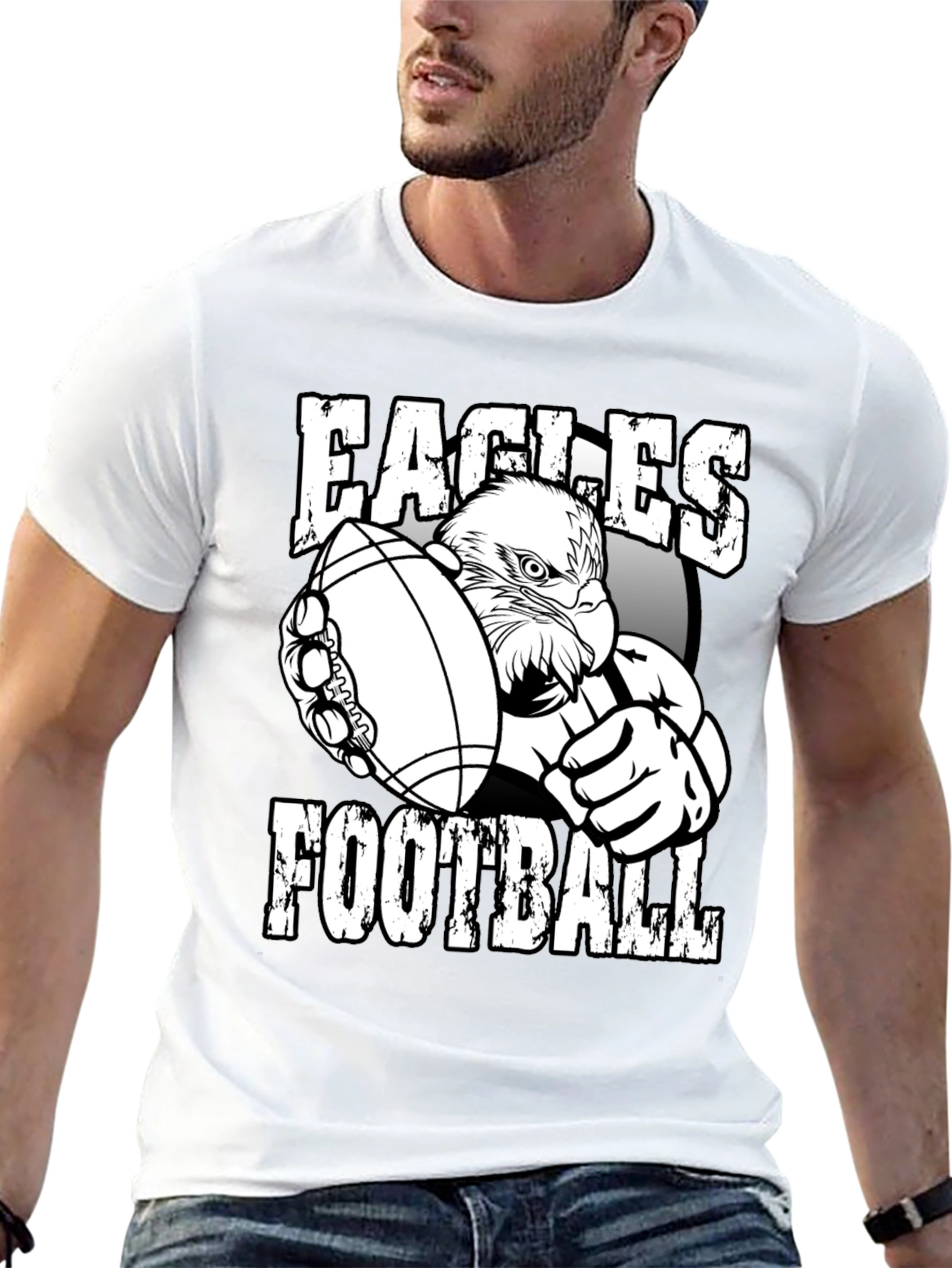 Eagles Football Graphic T-Shirt