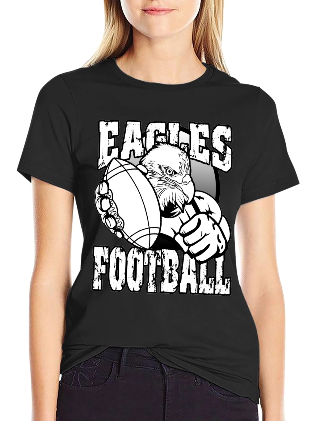 Eagles Football Graphic T-Shirt