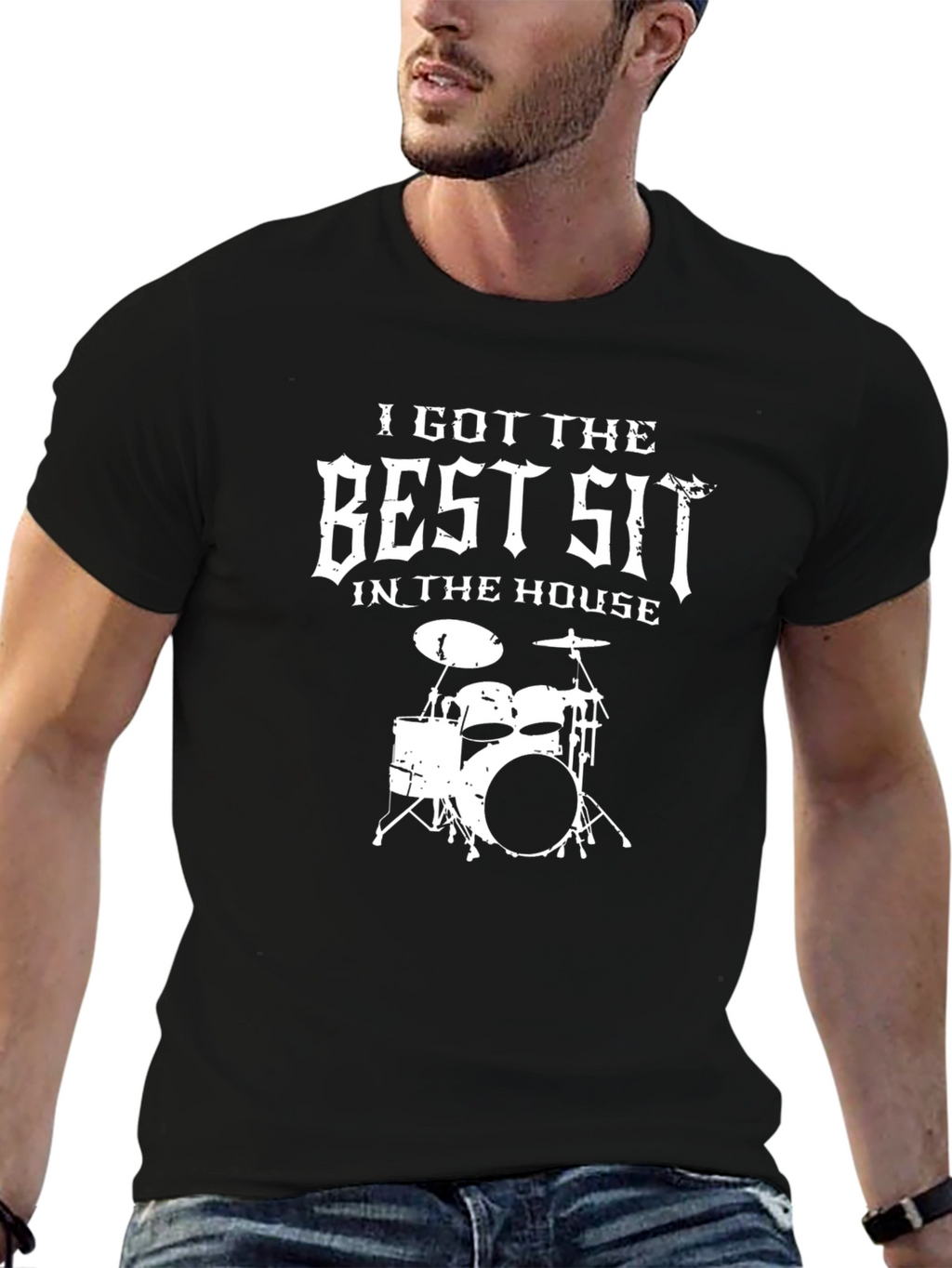 Best Seat in the House Drummer T-Shirt