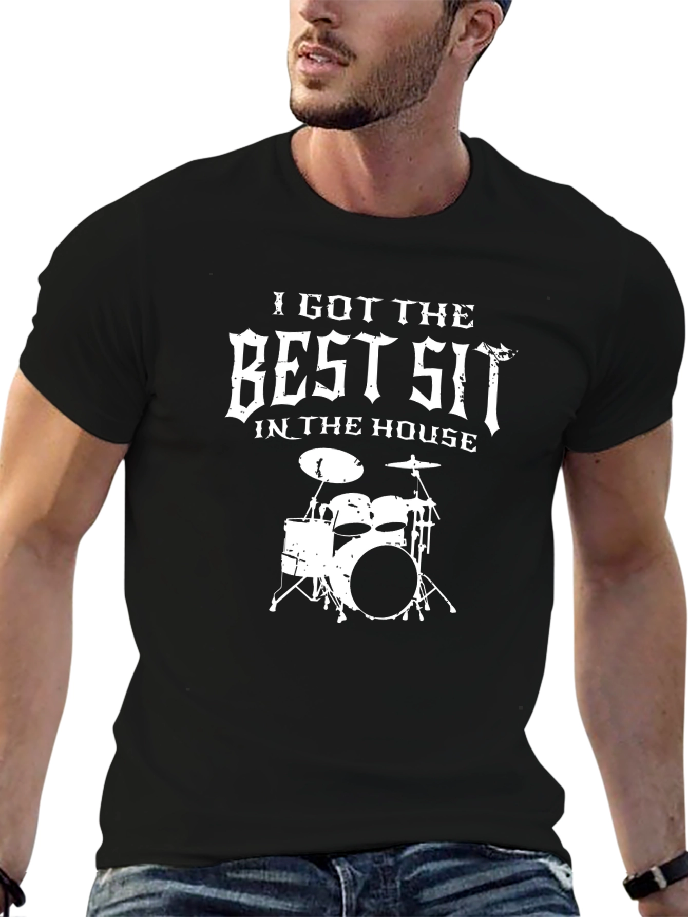 Best Seat in the House Drummer T-Shirt
