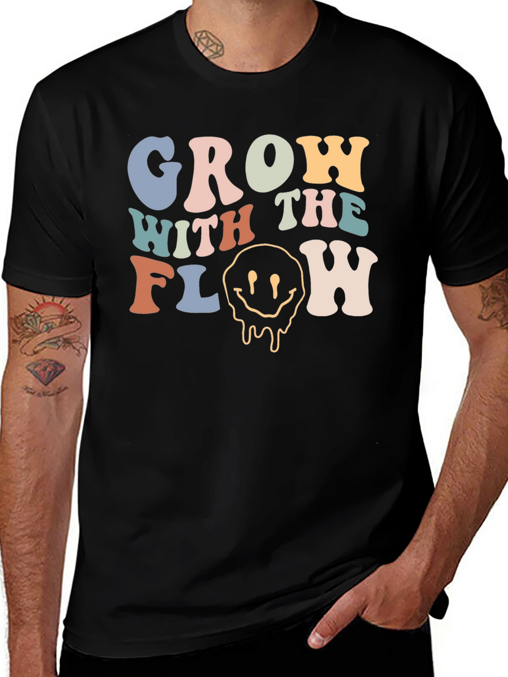 Grow with the Flow Graphic T-Shirt