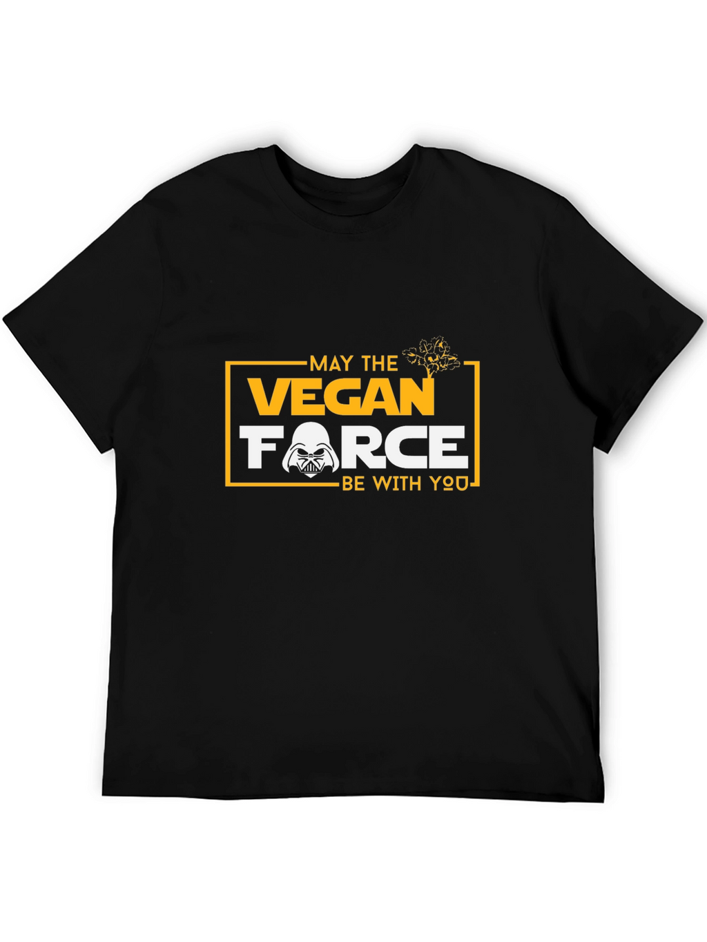 Vegan Force Star Wars Inspired Black T-Shirt