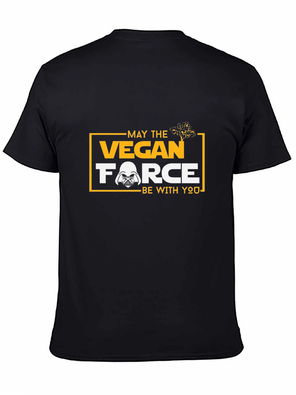 Vegan Force Star Wars Inspired Black T-Shirt