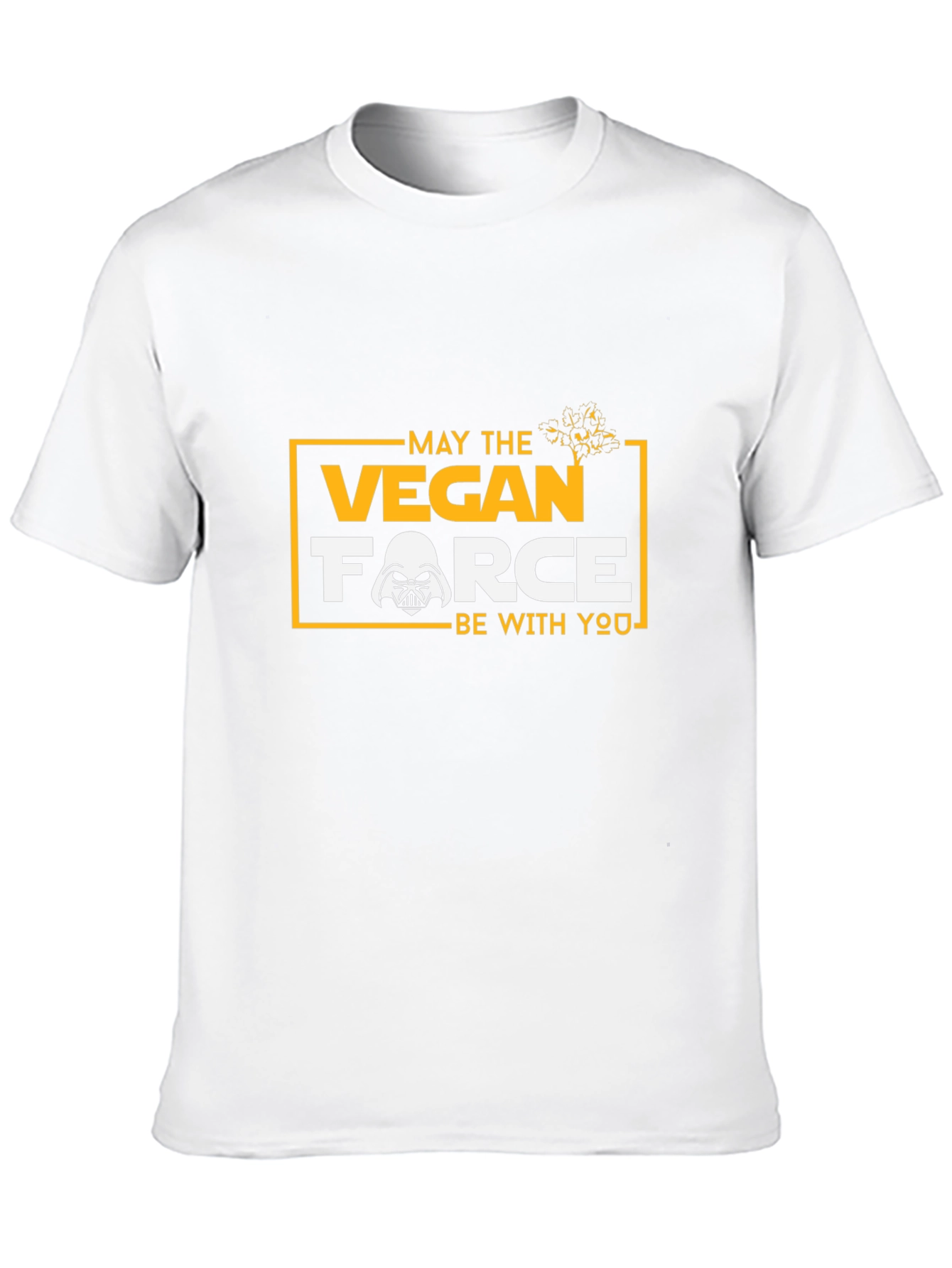 Vegan Force Star Wars Inspired Black T-Shirt