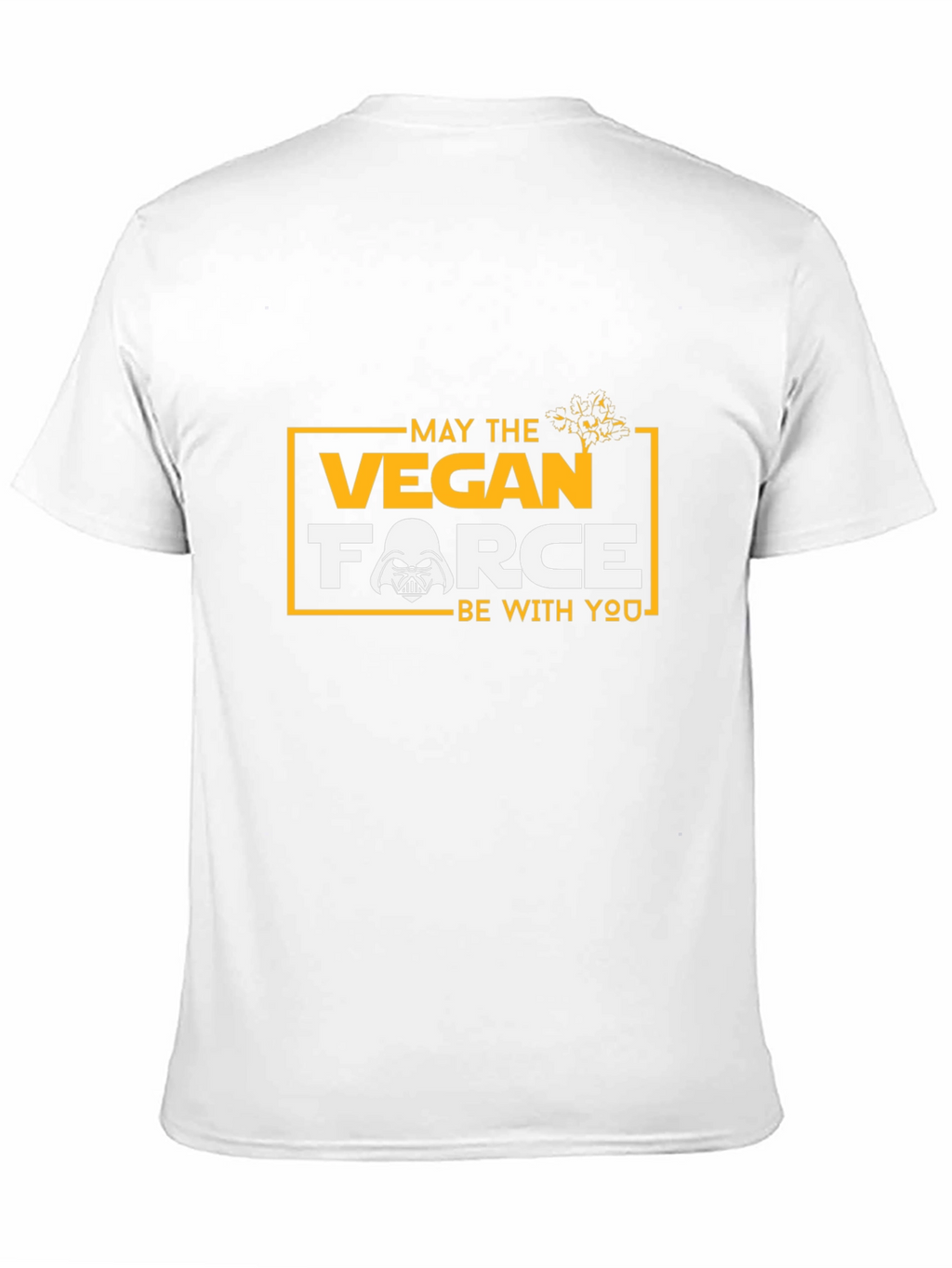 Vegan Force Star Wars Inspired Black T-Shirt