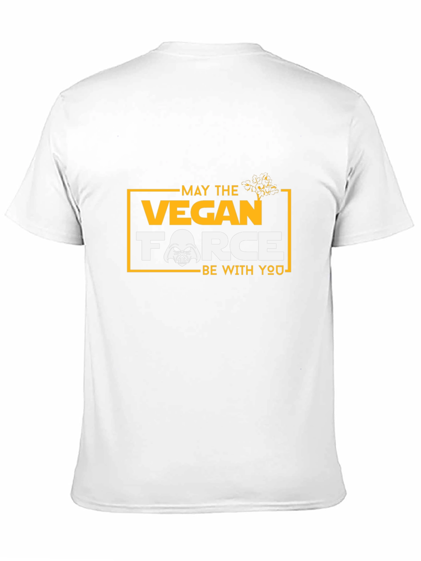 Vegan Force Star Wars Inspired Black T-Shirt