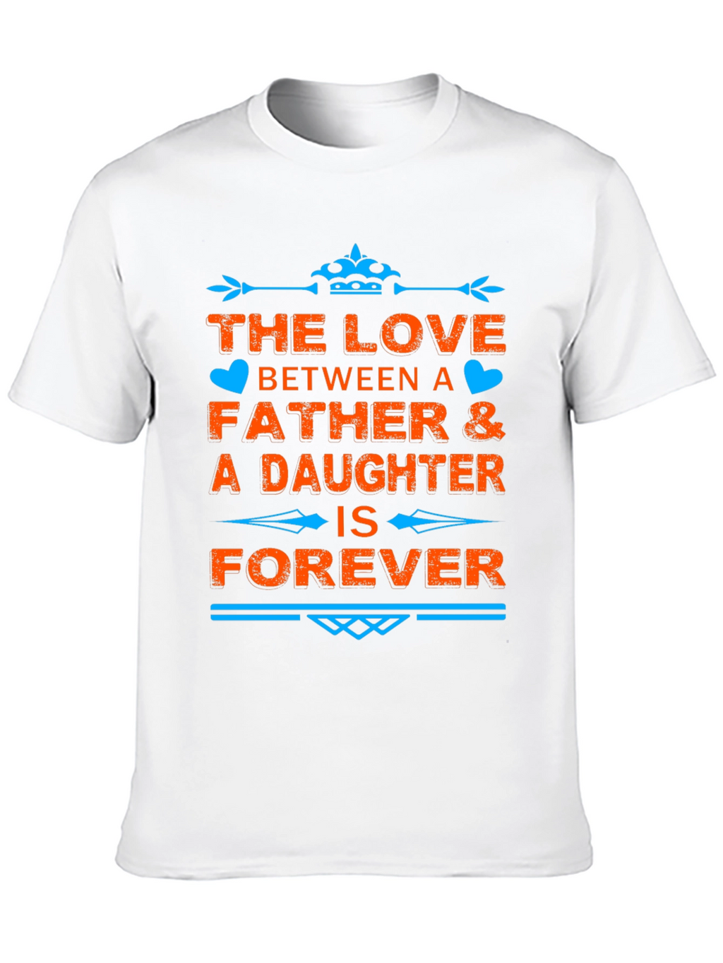 Father & Daughter Love Forever Black T-Shirt