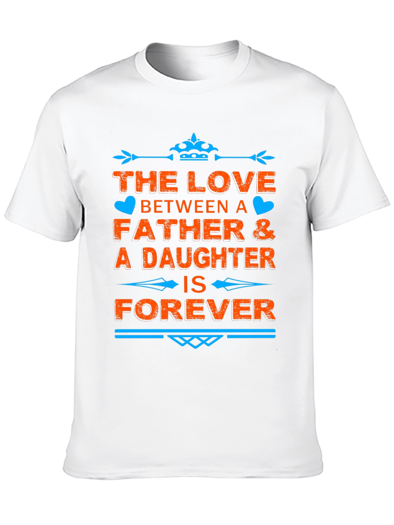 Father & Daughter Love Forever Black T-Shirt
