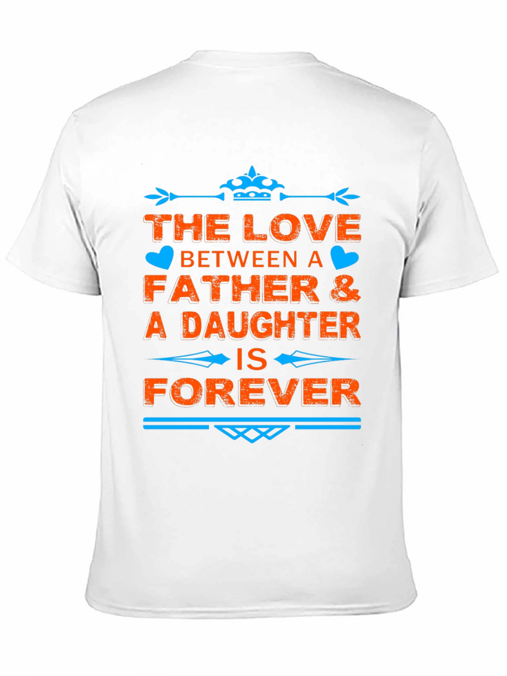 Father & Daughter Love Forever Black T-Shirt